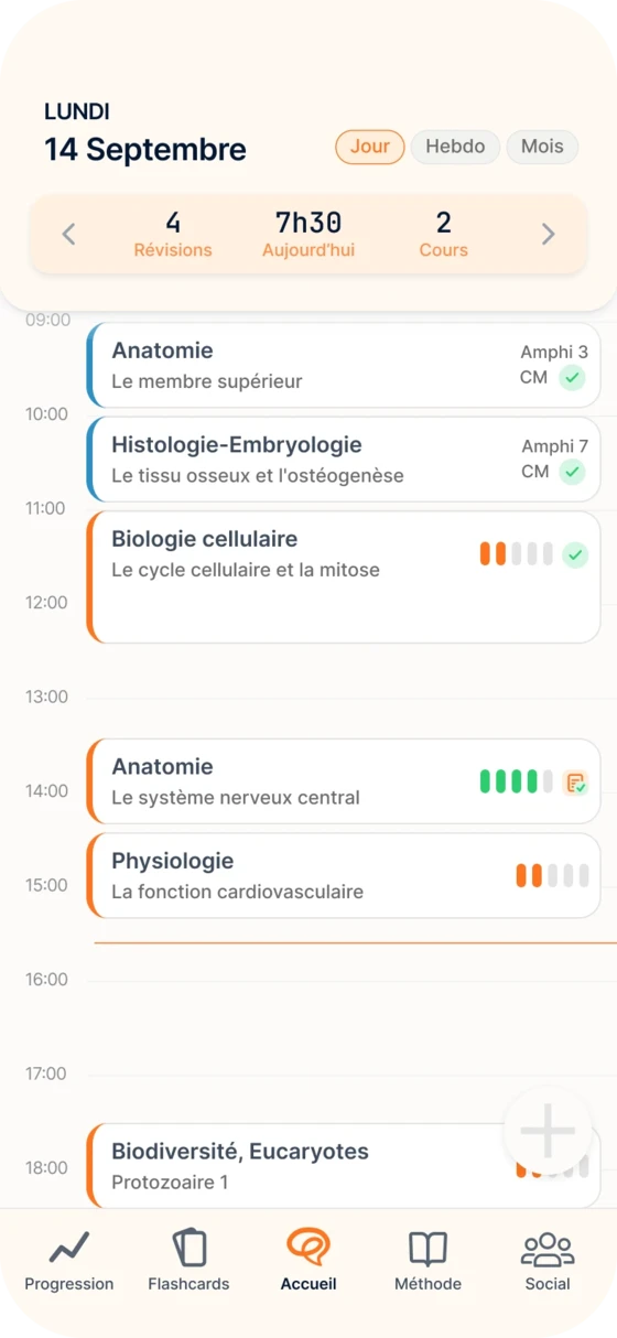Une journée type dans l'application Allae